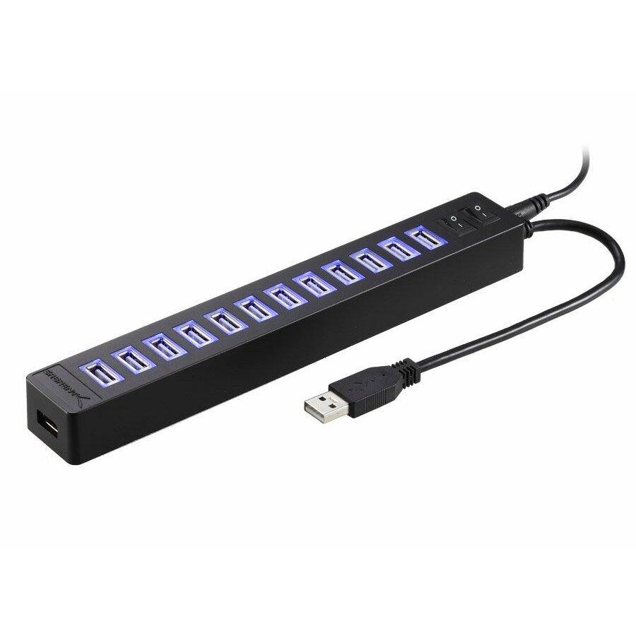 Sabrent 13-Port USB 2.0 Hub with Power Adapter