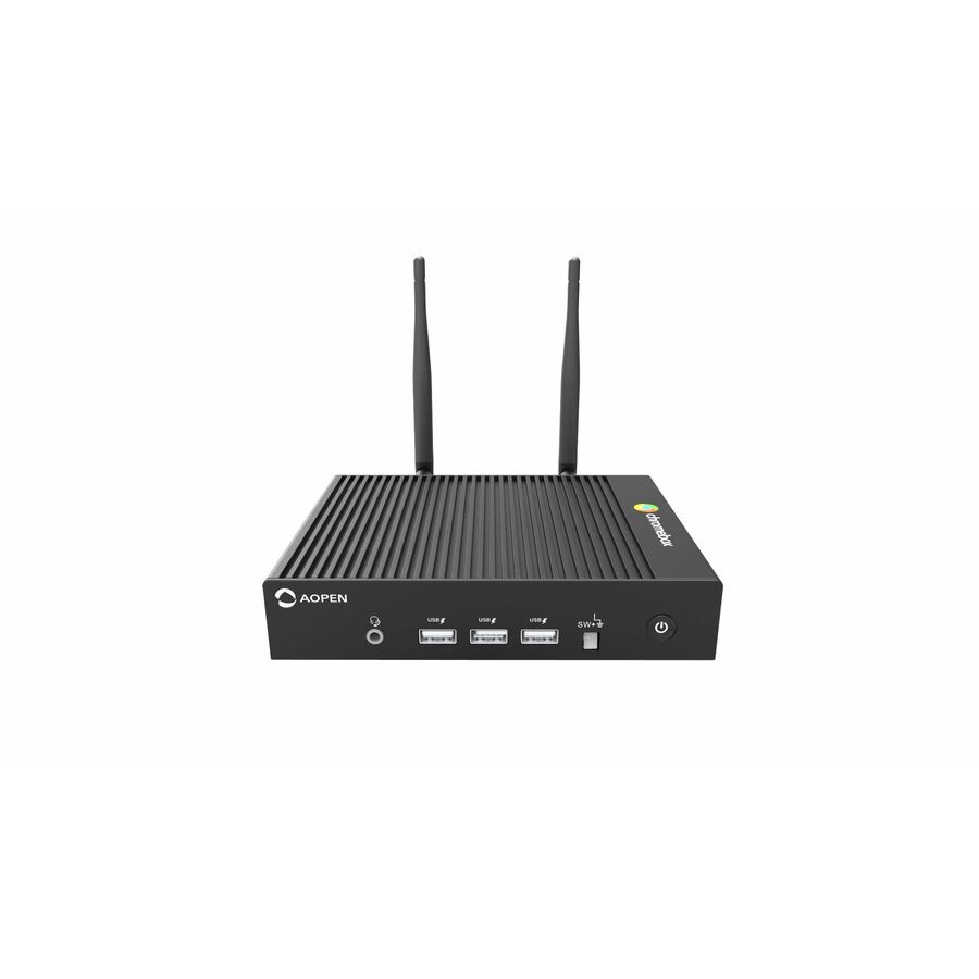AOPEN Chromebox Mini 2 - AI Ready - 3 Year Warranty Included - Intel Celeron N4500 - Fanless - Ventless - 8 GB RAM - 32 GB eMMC - Military-grade