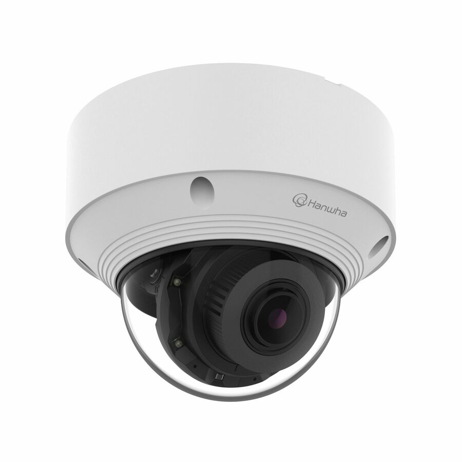 Hanwha QNV-C8083R 5 Megapixel Outdoor Network Camera - Color - Dome - White