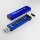 iStorage datAshur PRO 4 GB | Secure Flash Drive | FIPS 140-2 Level 3 Certified| NLNCSA DEP-V Certified | NATO Restricted Certified | PIN protected | Dust/Water Resistant