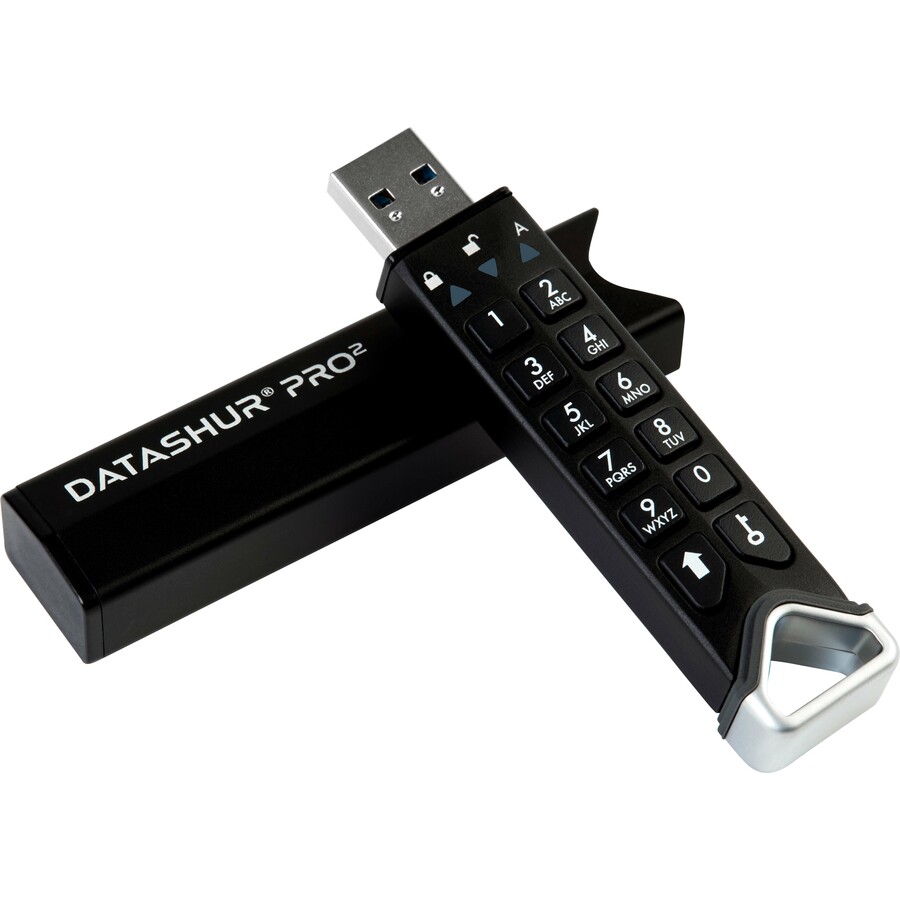 iStorage datAshur PRO2 8 GB | Secure Flash Drive | FIPS 140-2 Level 3 Certified | PIN protected | Dust/Water-Resistant | Incorporated Common Criteria EAL 5+ | TAA Compliant