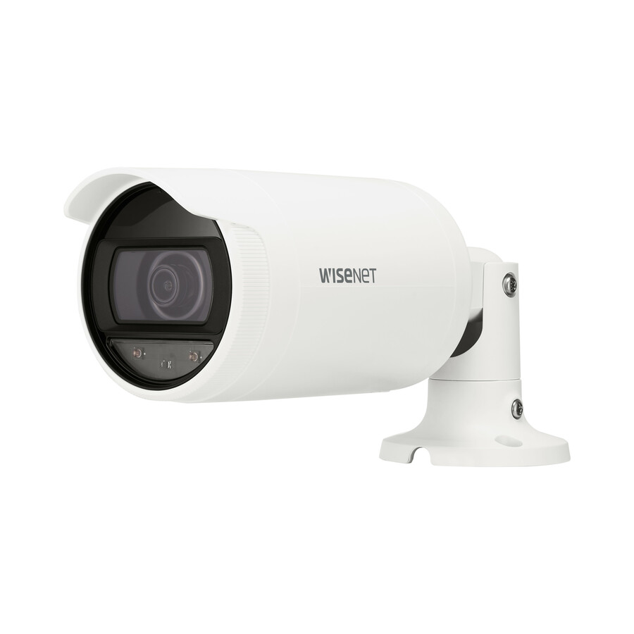 Wisenet ANO-L7012R 4 Megapixel Network Camera - Color - Bullet - White