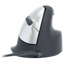 R-Go HE ergonomic mouse, vertical mouse, prevents RSI, medium (hand length 165-185mm), right handed, wired, black