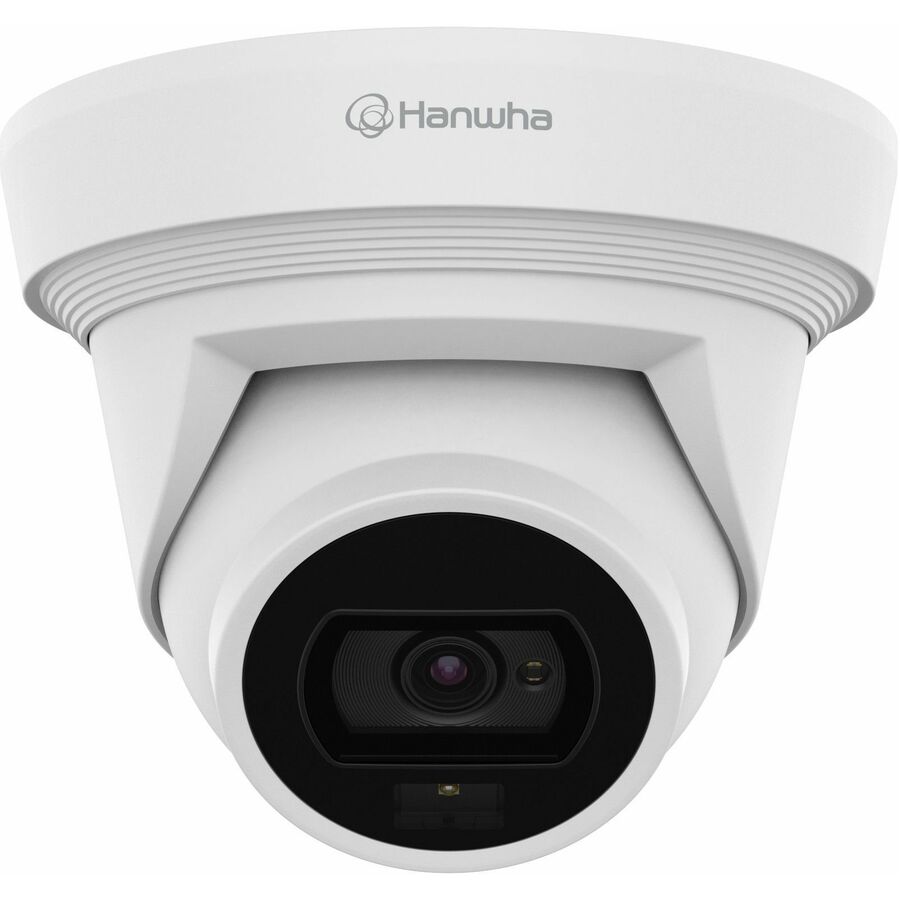 Hanwha QNE-C9013RL 8 Megapixel Outdoor 4K Network Camera - Color - Flateye - White