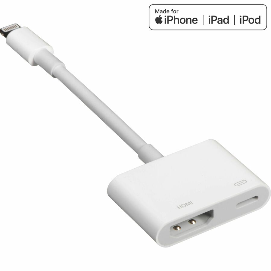 4XEM 8 Pin Lightning to HDMI Digital AV Adapter for Apple iPhone/iPad/iPod - MFi Certified