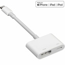 4XEM 8 Pin Lightning to HDMI Digital AV Adapter for Apple iPhone/iPad/iPod - MFi Certified