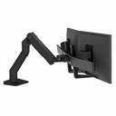 Ergotron HX Desk Dual Monitor Arm (matte black)