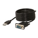 Sabrent USB 2.0 to Serial (9-Pin) DB-9 RS-232 Adapter Cable 6ft Cable (FTDI Chipset)