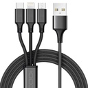 CODi 4' USB-A 3-in-1 Multi-Charging Cable