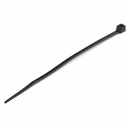 4XEM 100 Pack 8" Cable Ties - Black Medium Nylon/Plastic Zip Tie