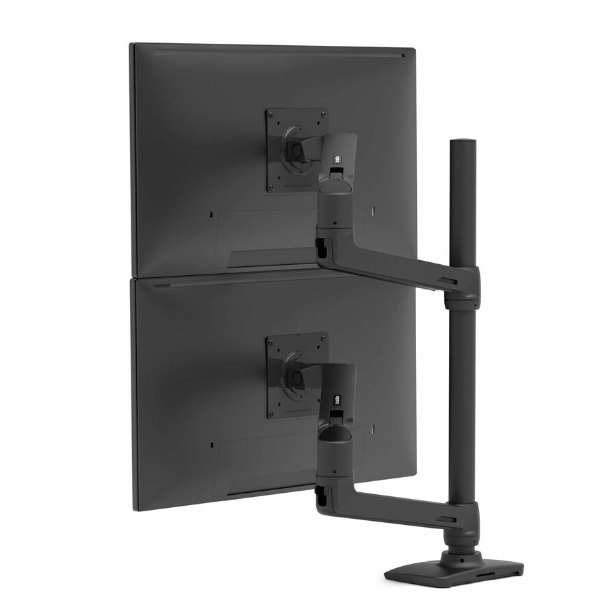 Ergotron LX Dual Stacking Arm, Tall Pole (matte black)
