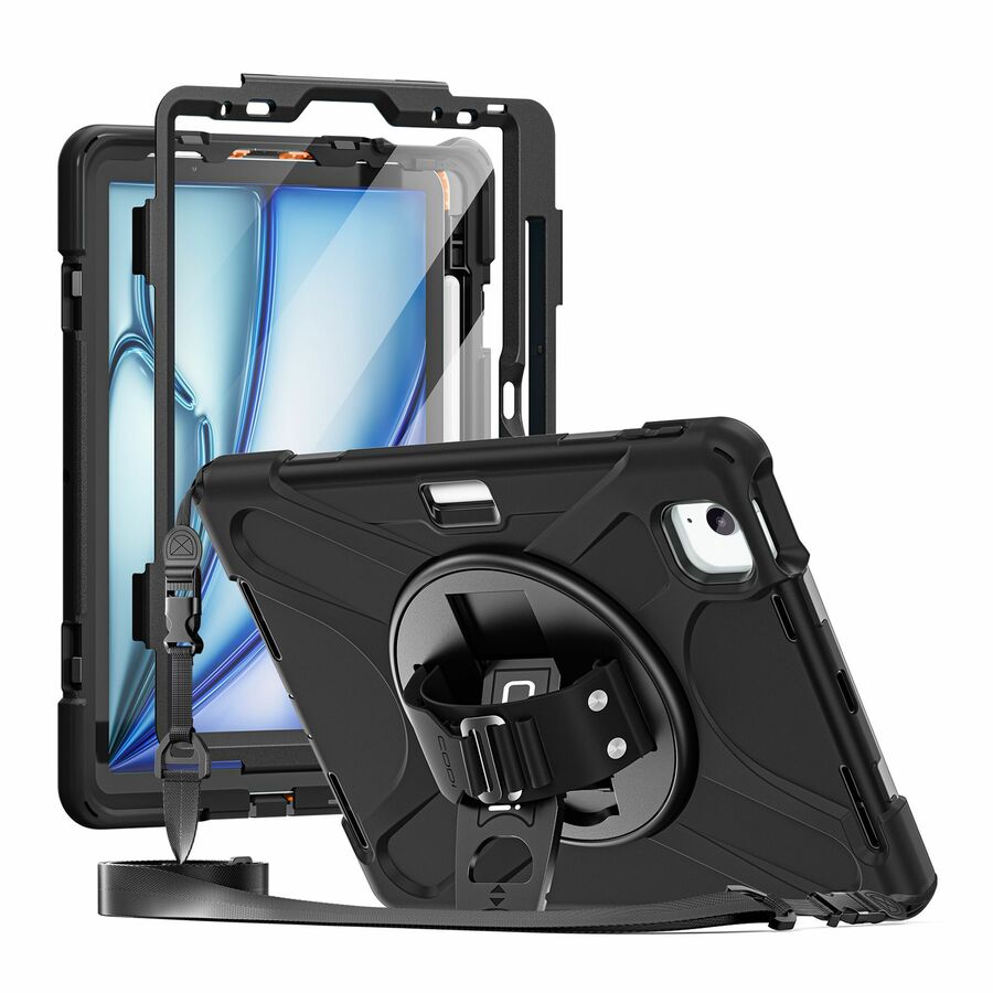 CODi Rugged Case with Integrated Screen Protector for iPad Air 11" (M2, M3, M4), iPad Pro 11" (1st-4th Gen), iPad Air 10.9" (4th-5th Gen)