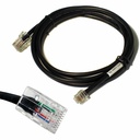 apg® Printer Interface Cable | CD-102A Cable for Cash Drawer to Printer | 1 x RJ-12 Male - 1 x RJ-45 Male | Connects to EPSON and Star Printers