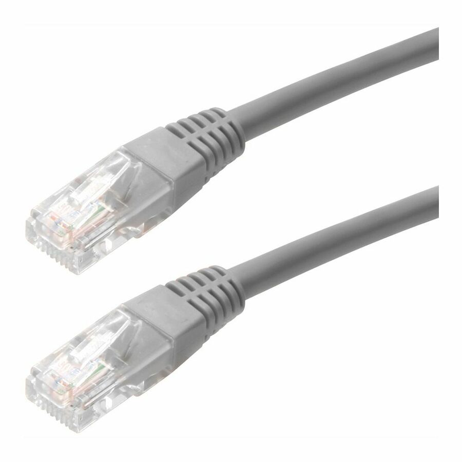 4XEM 1FT Cat6 Molded RJ45 UTP Pure Copper Patch Cable (Gray)