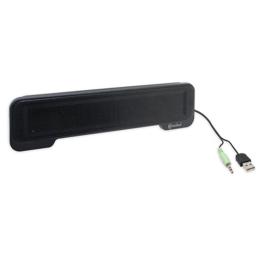 Connectland CL-SPK20138 2.0 Portable Speaker System - 5 W RMS - Black