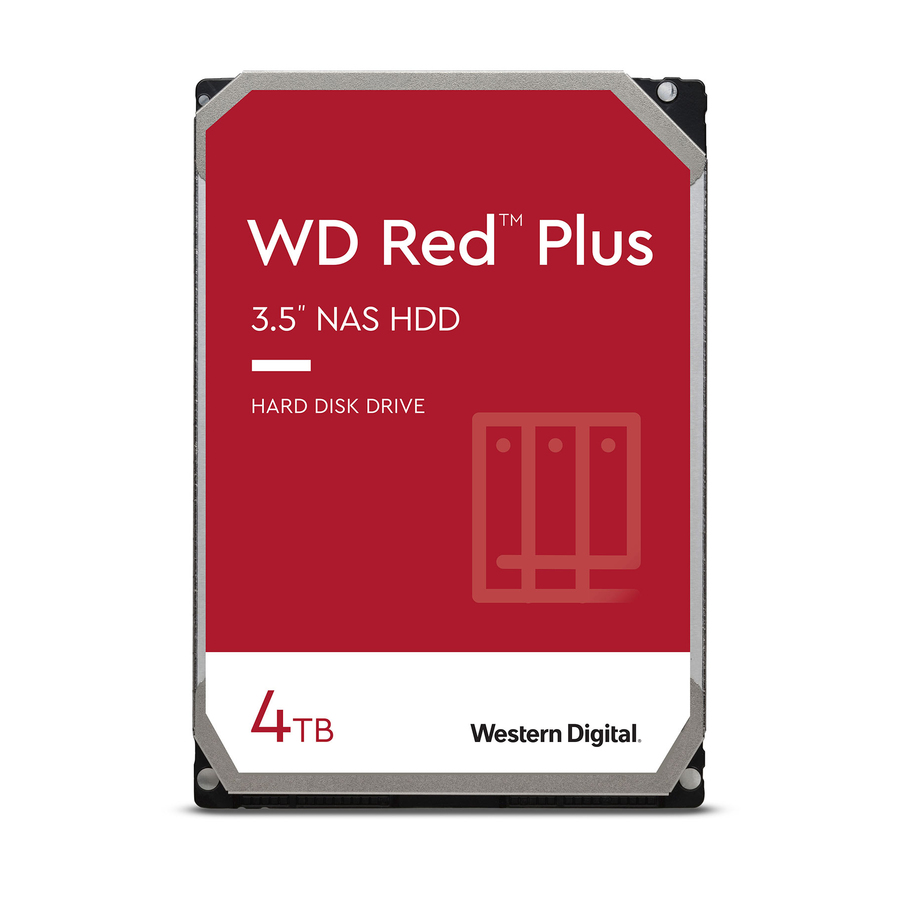 WD Red Plus WD40EFRX 4 TB Hard Drive - 3.5" Internal - SATA (SATA/600)