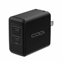 CODi 45W Dual USB-C Wall Charger with Power Delivery and PPS Fast Charging