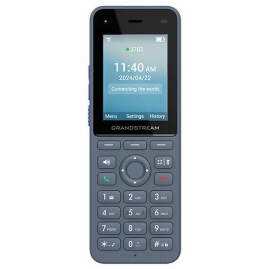 Grandstream WP826 IP Phone - Cordless - Cordless - Wi-Fi, Bluetooth - 4 Multiple Conferencing - Wall Mountable