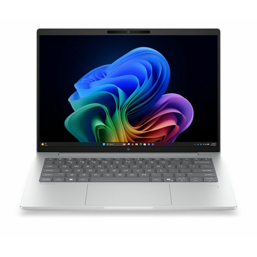 HP EliteBook 6 G2q 14" Copilot+ PC Notebook - WUXGA - Qualcomm Snapdragon X2 Elite X2E-84-100 - 32 GB - 512 GB SSD - English Keyboard - Glacier Silver