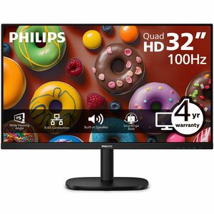 Philips 32B2U3601 32" Class WQHD LED Monitor - 16:9 - Black