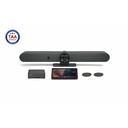 Logitech Rally Bar + Tap + 2 Mic Pods + ASUS NUC for Microsoft Teams Room Kit - TAA