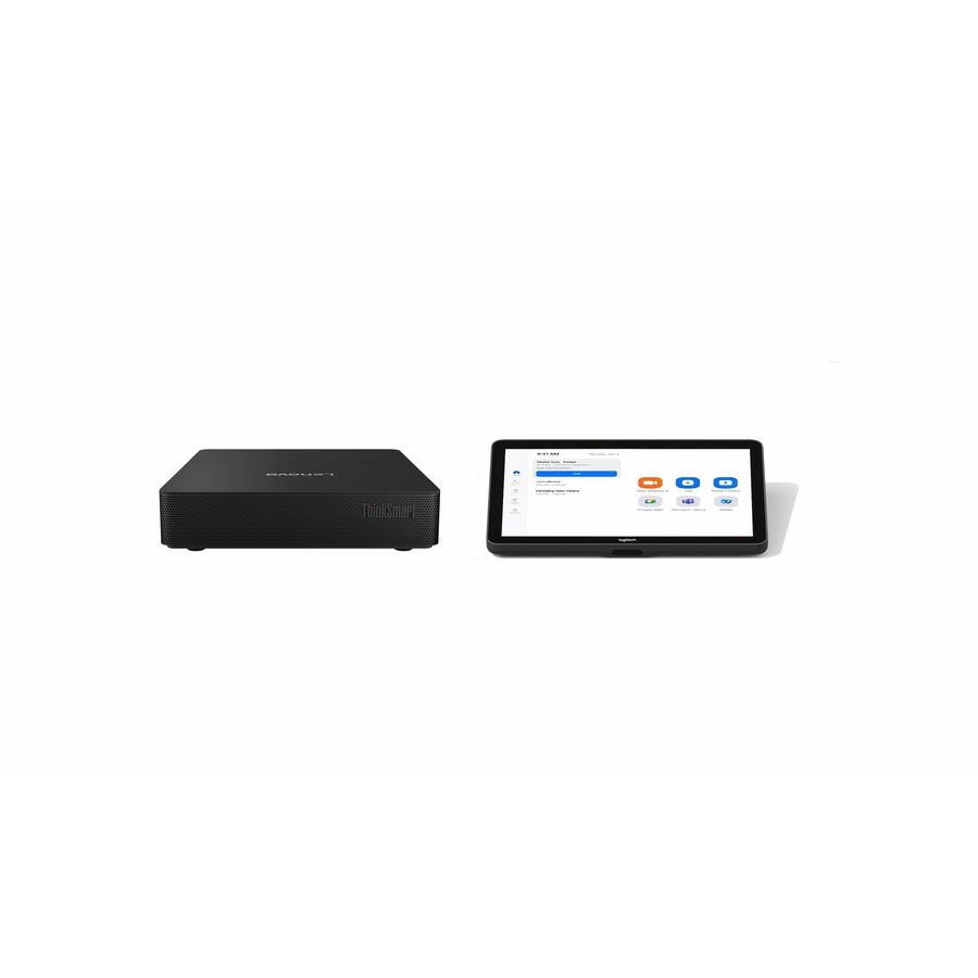 Logitech BASE Zoom Rooms (no AV) with Tap + Lenovo Core Gen 2 Ultra 7