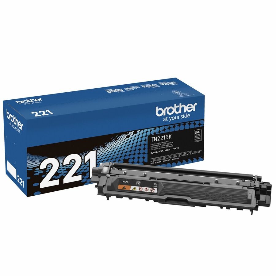 Brother Genuine TN221BK Black Toner Cartridge