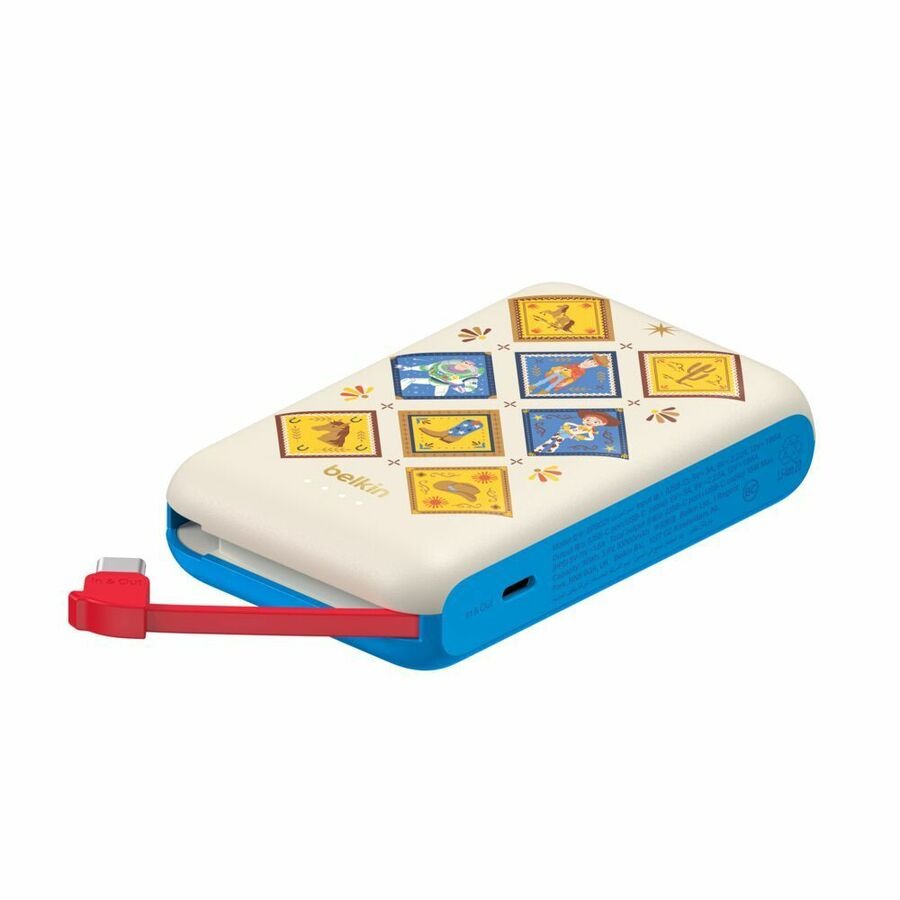 Belkin BoostCharge Power Bank 10K with Integrated Cable, Toy Story 5