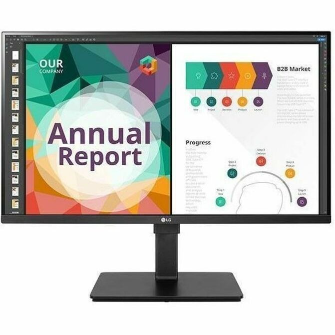LG 32BN67U-B 32" Class LCD Monitor - 16:9 - Textured Black
