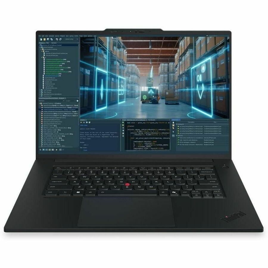 Lenovo ThinkPad P1 Gen 9 21UE000TUS 16" Touchscreen Copilot+ PC Mobile Workstation - 3.2K - 120 Hz - Intel Core Ultra 7 Series 3 366H - 64 GB - 2 TB SSD - English (US) Keyboard - Black