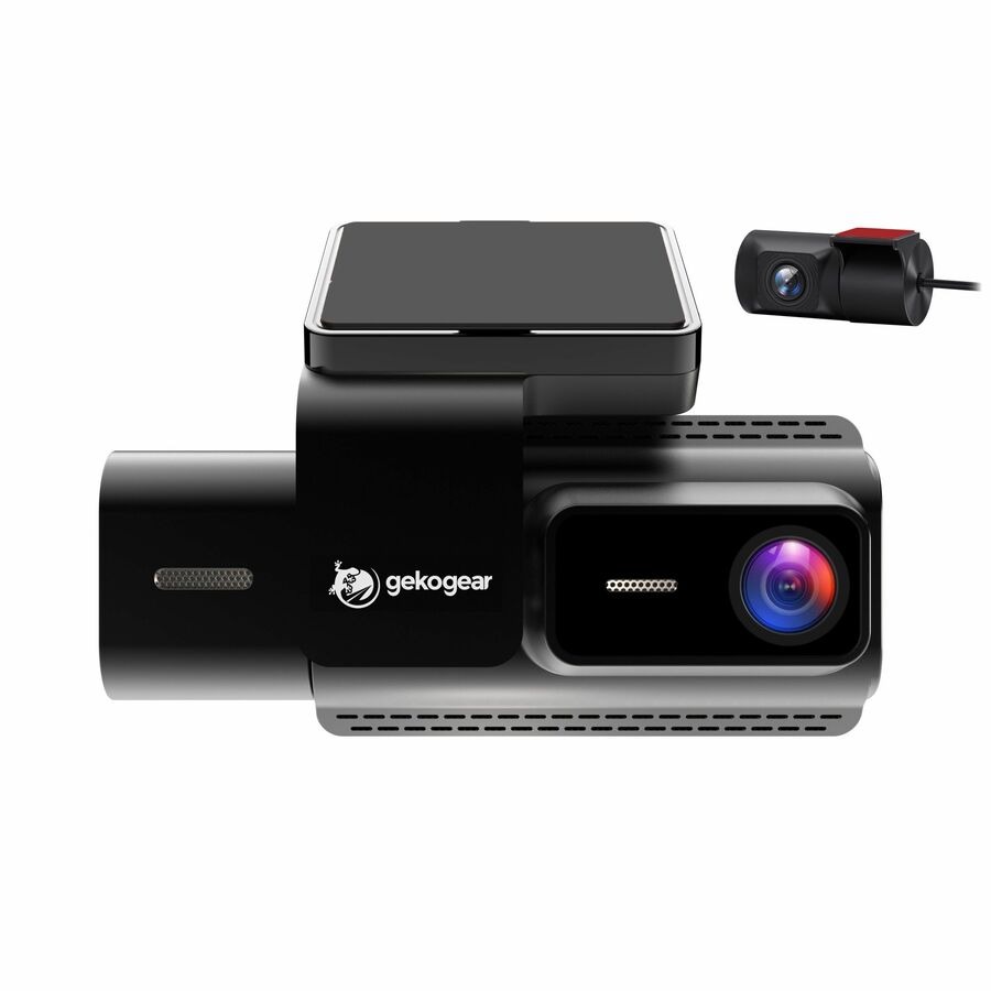 GekoGear 3 Channel 4K Dash Cam with GPS and App Access