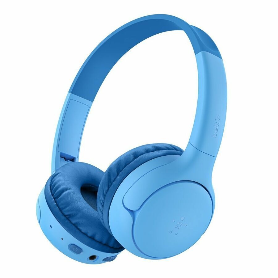 Belkin SoundForm Mini 2 Wireless On-Ear Headphones for Kids, Blue