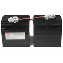 GTS UPS replacement battery for APC RBC55; designed for use with APC DLA2200, SUA2200, SUA2200XL, SUA3000, SUA3000XL, SUA3000XLT, SUA5000RMT5U (2); sealed lead acid; 100% OEM compatible; fully assembled; 24 month warranty