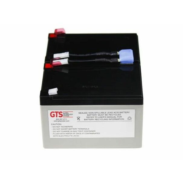 GTS UPS replacement battery for APC RBC6; designed for use with APC BP1000, BP1100, SUA1000, SU1000, SU1000NET, SU1000RM, SU1000RMNET, SUVS1000; sealed lead acid; 100% OEM compatible; fully assembled; 24 month warranty