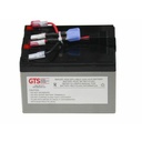 GTS UPS replacement battery for APC RBC48; designed for use with APC SUA750, SUA750US, SUA750I; sealed lead acid; 100% OEM compatible; fully assembled; 24 month warranty