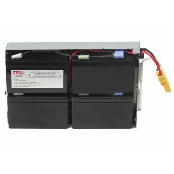 GTS UPS replacement battery for APC RBC133, APCRBC133; designed for use with APC SMT1500RM2U, SMT1500RMI2U; sealed lead acid; 100% OEM compatible; fully assembled; 24 month warranty