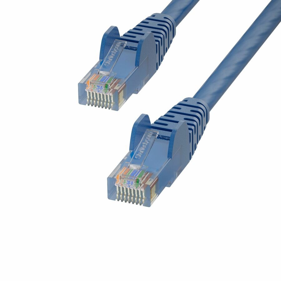 StarTech 14ft Blue Cat6 Ethernet Cable, Snagless RJ45, UTP, 24AWG Bare Copper Wire, Network Patch Cord