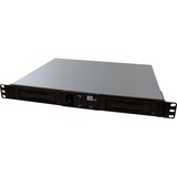 CRU RAX RAX215DC-3QJ Drive Enclosure - FireWire/i.LINK 800, USB 3.0, eSATA Host Interface - 1U Rack-mountable - Black - 2 x HDD Supported - 2 x Total Bay - 2 x 3.5" Bay - Metal