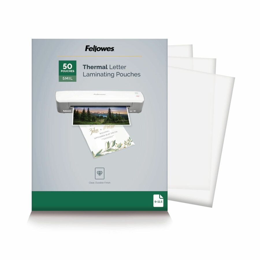 Fellowes Letter-Size Thermal Laminating Pouches