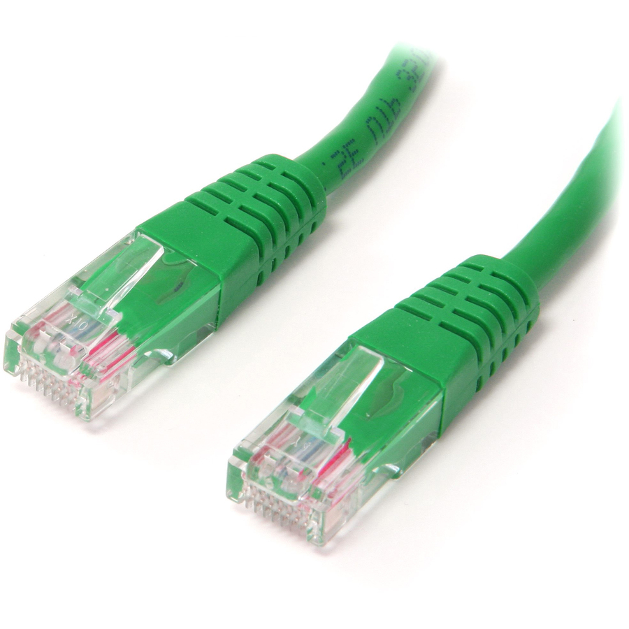 StarTech 10 ft Green Molded Cat5e UTP Patch Cable