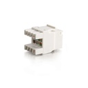 C2G Cat5E RJ45 UTP Keystone Jack - White