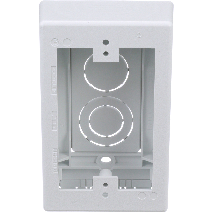 Panduit Surface Raceway Low Voltage Junction Box, White
