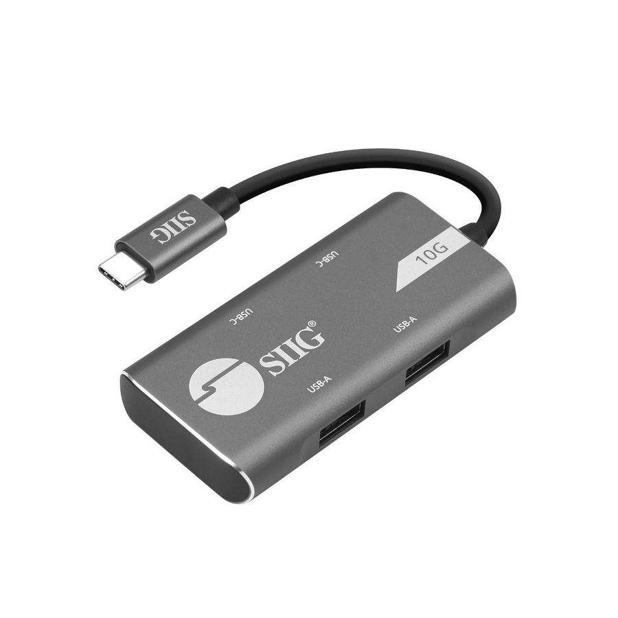 SIIG 4-Port USB 3.1 Gen 2 10G Hub - 2A2C