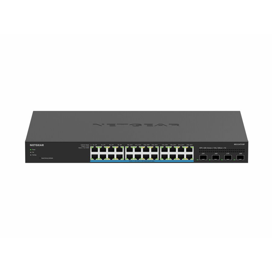 Netgear 24-Port Multi-Gigabit (2.5G) Ethernet Ultra60 PoE++ Smart Switch with 4 SFP+ Ports