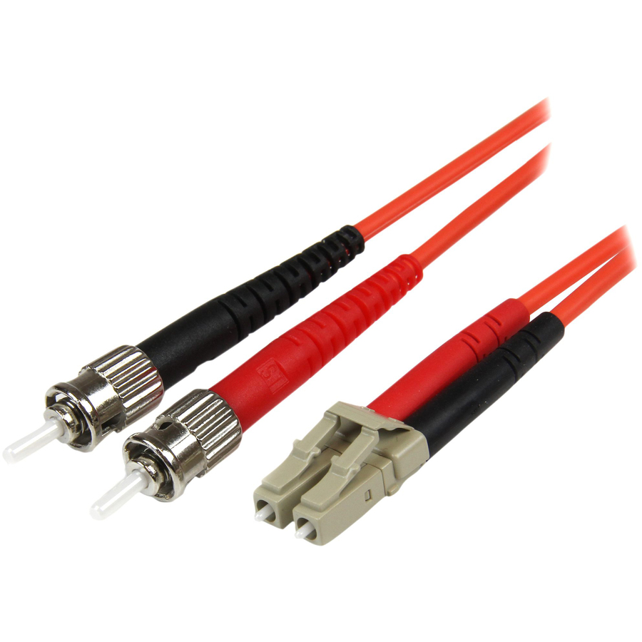 StarTech 5m Fiber Optic Cable - Multimode Duplex 50/125 - LSZH Fiber Jumper Cord - LC/ST