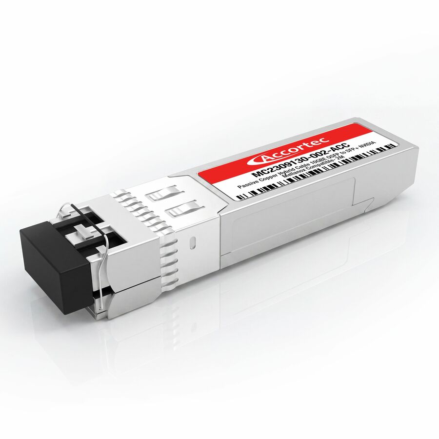 AccortecPassive Copper Hybrid Cable 10GBE QSFP to SFP+ NVIDIA Mellanox Compatible- 2M