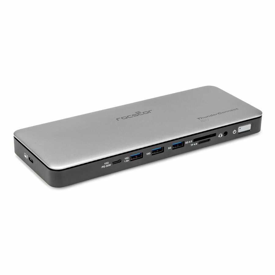 Rocstor ThunderConnect RD12 Thunderbolt 4 Multi-Display Docking Station - Locking Slots