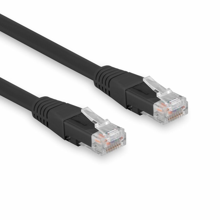 Rocstor 4ft (1.2m) Black Cat6 UTP Patch Cable UL Certified