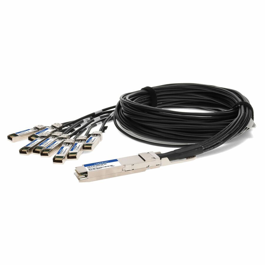 AddOn Arista Networks® CAB-O-8S-200G-3M Compatible TAA Compliant 200GBase-CU OSFP to 8xSFP28 Direct Attach Cable (Passive Twinax, 3m)