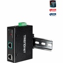 TRENDnet Industrial Gigabit PoE++ Splitter, TI-SG104, Extreme Temperature Range Ready,-40° - 75° C (-40° - 167°F), Power up to 2 Devices with PoE++ up to 100m (328ft.), Black